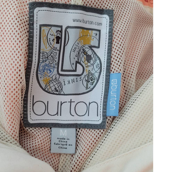 Burton Orange Cargo Ski Snowboarding Winter Wear Women's Pants M - Picture 4 of 6